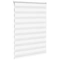 Miniatyrbillede 3 af 11: vidaXL zebragardin hvid 95x100 cm stofbredde 90,9 cm polyester