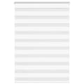 Miniatyrbillede 1 af 11: vidaXL zebragardin hvid 95x100 cm stofbredde 90,9 cm polyester