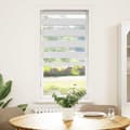 Miniatyrbillede 2 af 11: vidaXL zebragardin hvid 65x100 cm stofbredde 60,9 cm polyester