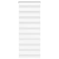 Miniatyrbillede 1 af 11: vidaXL zebragardin hvid 65x100 cm stofbredde 60,9 cm polyester