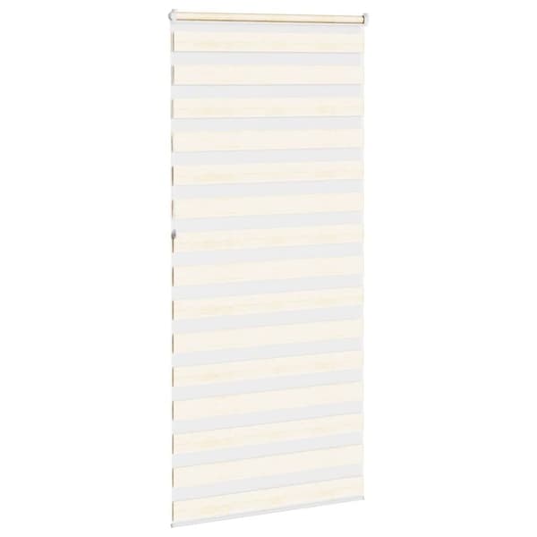 vidaXL zebragardin marmorbeige 110x230 cm stofbredde 105,9cm polyester