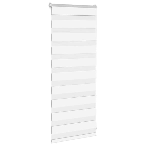 vidaXL Sebragardin hvit 60x100 cm stoff bredde 55,9 cm polyester