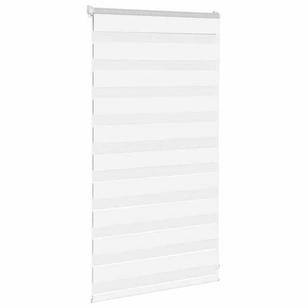 vidaXL Sebragardin hvit 90x100 cm stoff bredde 85,9 cm polyester