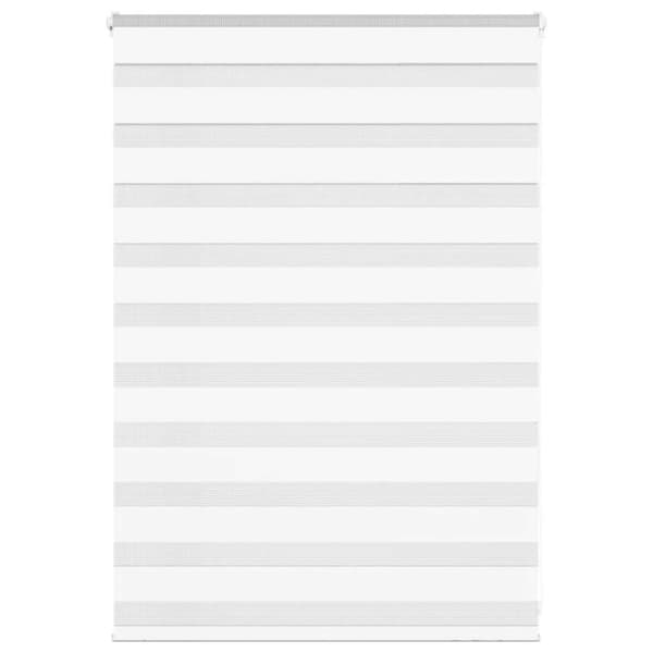 vidaXL Sebragardin hvit 105x100 cm stoff bredde 100,9 cm polyester