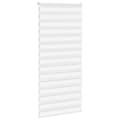Miniatyrbilde 3 av 11: vidaXL Sebragardin hvit 105x200 cm stoff bredde 100,9 cm polyester