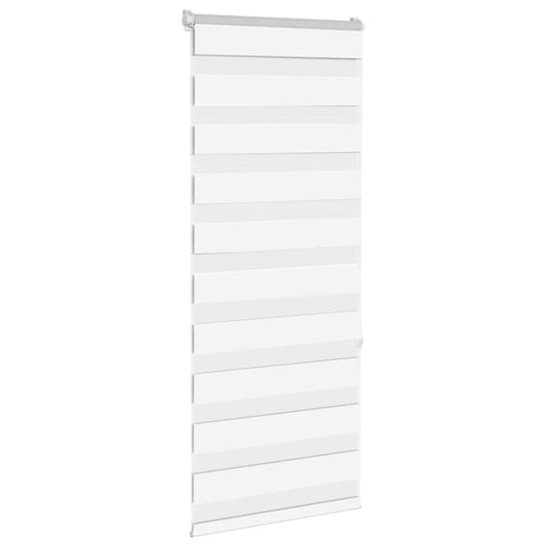 vidaXL Sebragardin hvit 55x150 cm stoff bredde 50,9 cm polyester