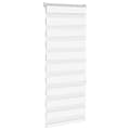 Miniatyrbilde 3 av 11: vidaXL Sebragardin hvit 65x150 cm stoff bredde 60,9 cm polyester