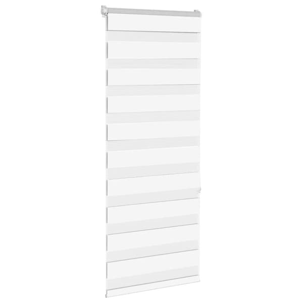 vidaXL Sebragardin hvit 65x150 cm stoff bredde 60,9 cm polyester
