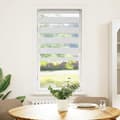 Miniatyrbilde 2 av 11: vidaXL Sebragardin hvit 65x150 cm stoff bredde 60,9 cm polyester
