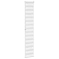 Miniatyrbillede 4 af 11: vidaXL zebragardin hvid 45x200 cm stofbredde 40,9 cm polyester