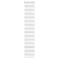 Miniatyrbillede 1 af 11: vidaXL zebragardin hvid 45x200 cm stofbredde 40,9 cm polyester