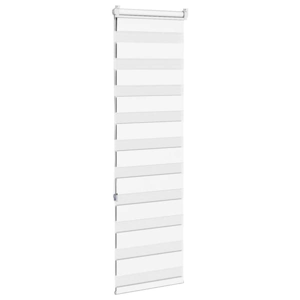 vidaXL zebragardin hvid 45x150 cm stofbredde 40,9 cm polyester