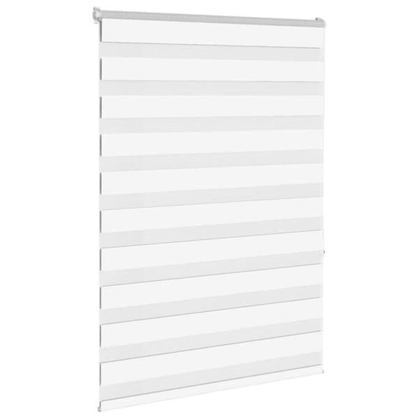 vidaXL Sebragardin hvit 100x150 cm stoff bredde 95,9 cm polyester