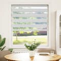 Miniatyrbilde 2 av 11: vidaXL Sebragardin hvit 100x150 cm stoff bredde 95,9 cm polyester