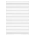 Miniatyrbilde 1 av 11: vidaXL Sebragardin hvit 100x150 cm stoff bredde 95,9 cm polyester