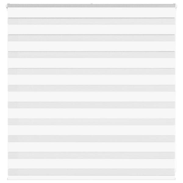 vidaXL zebragardin hvid 150x100 cm stofbredde 145,9 cm polyester