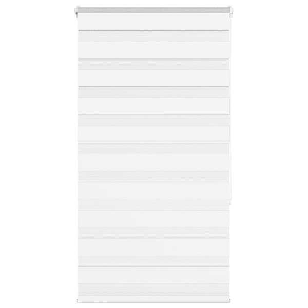 vidaXL zebragardin hvid 75x150 cm stofbredde 70,9 cm polyester