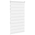 Miniatyrbillede 4 af 11: vidaXL zebragardin hvid 85x150 cm stofbredde 80,9 cm polyester