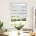 Miniatyrbillede 2 af 11: vidaXL zebragardin hvid 85x150 cm stofbredde 80,9 cm polyester