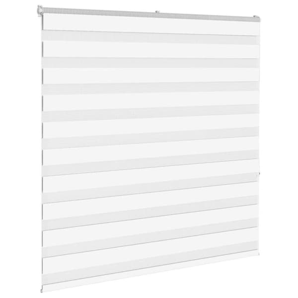 vidaXL Sebragardin hvit 140x150 cm stoff bredde 135,9 cm polyester