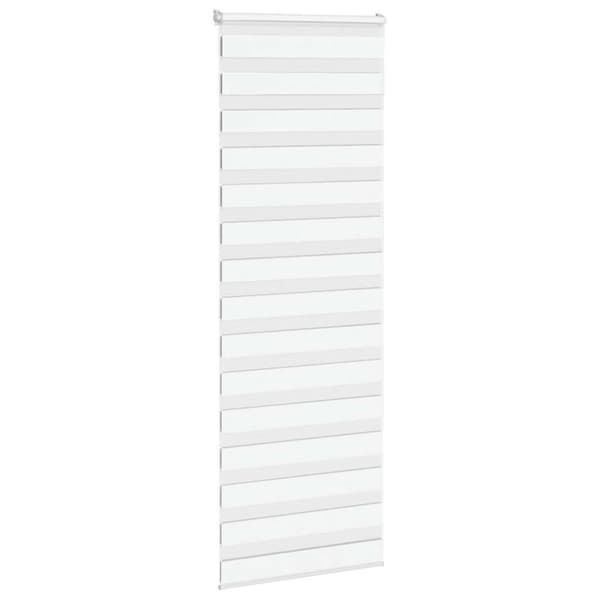 vidaXL Sebragardin hvit 85x200 cm stoff bredde 80,9 cm polyester