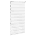 Miniatyrbillede 4 af 11: vidaXL zebragardin hvid 90x150 cm stofbredde 85,9 cm polyester