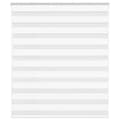 Miniatyrbild 1 av 11: vidaXL Rullgardin zebra vit 130x150 cm tyg bredd 125,9 cm polyester