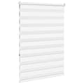 Miniatyrbillede 4 af 11: vidaXL zebragardin hvid 110x150 cm stofbredde 105,9 cm polyester