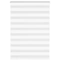 Miniatyrbillede 1 af 11: vidaXL zebragardin hvid 110x150 cm stofbredde 105,9 cm polyester