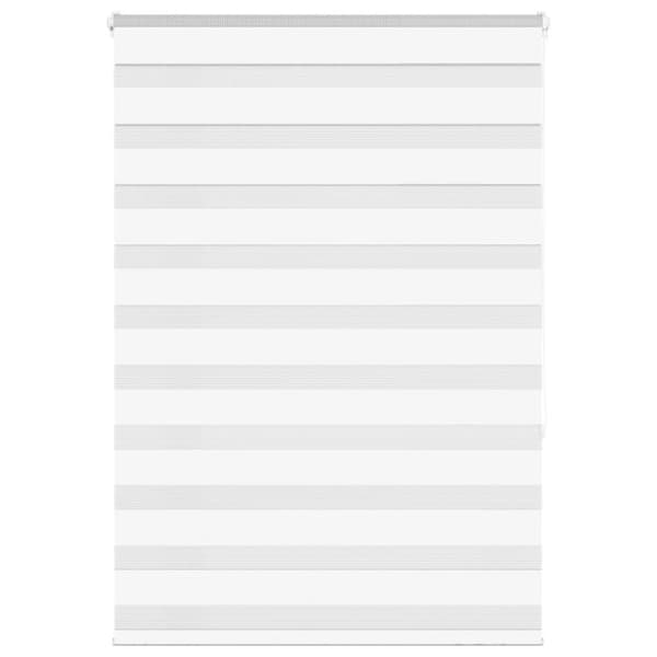 vidaXL zebragardin hvid 105x150 cm stofbredde 100,9 cm polyester