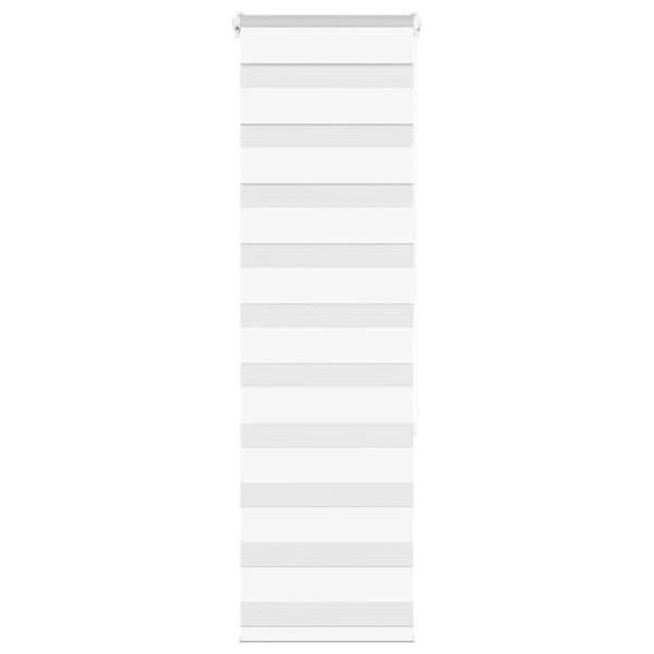 vidaXL Sebragardin hvit 45x150 cm stoff bredde 40,9 cm polyester