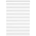 Miniatyrbild 1 av 11: vidaXL Rullgardin zebra vit 115x150 cm tyg bredd 110,9 cm polyester