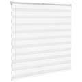 Miniatyrbillede 3 af 11: vidaXL zebragardin hvid 140x150 cm stofbredde 135,9 cm polyester