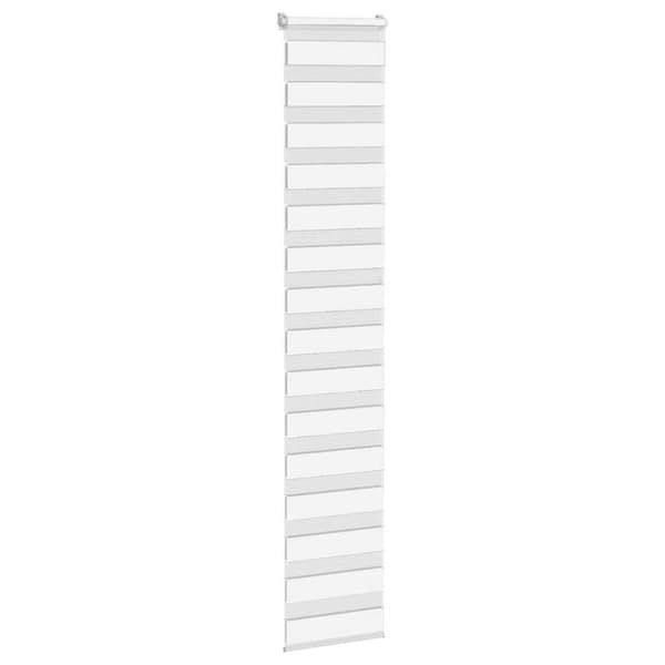 vidaXL zebragardin hvid 45x230 cm stofbredde 40,9 cm polyester