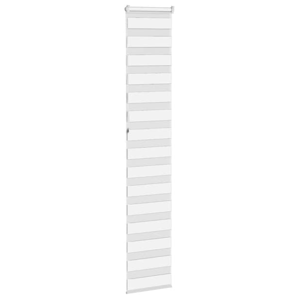 vidaXL zebragardin hvid 45x230 cm stofbredde 40,9 cm polyester