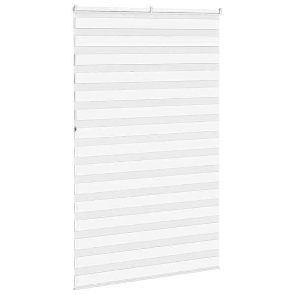 vidaXL Sebragardin hvit 140x230 cm stoff bredde 135,9 cm polyester