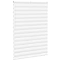 Miniatyrbild 3 av 11: vidaXL Rullgardin zebra vit 155x200 cm tyg bredd 150,9 cm polyester