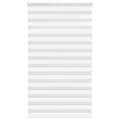 Miniatyrbillede 1 af 11: vidaXL zebragardin hvid 125x230 cm stofbredde 120,9 cm polyester