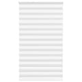 Miniatyrbillede 1 af 11: vidaXL zebragardin hvid 135x230 cm stofbredde 130,9 cm polyester