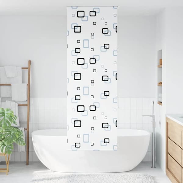 vidaXL Rullgardin för dusch 80x240 cm tyg bredd 76 cm