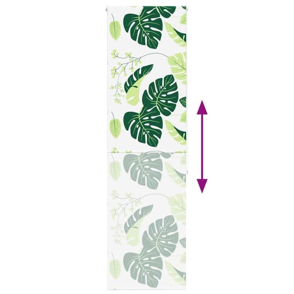vidaXL Rullgardin för dusch 60x240 cm tyg bredd 56 cm