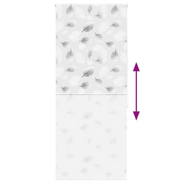 vidaXL Bruserullegardin 90x240 cm Stofbredde 86 cm