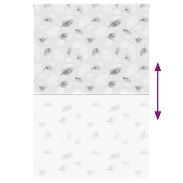 vidaXL Rullgardin för dusch 160x240 cm tyg bredd 156 cm