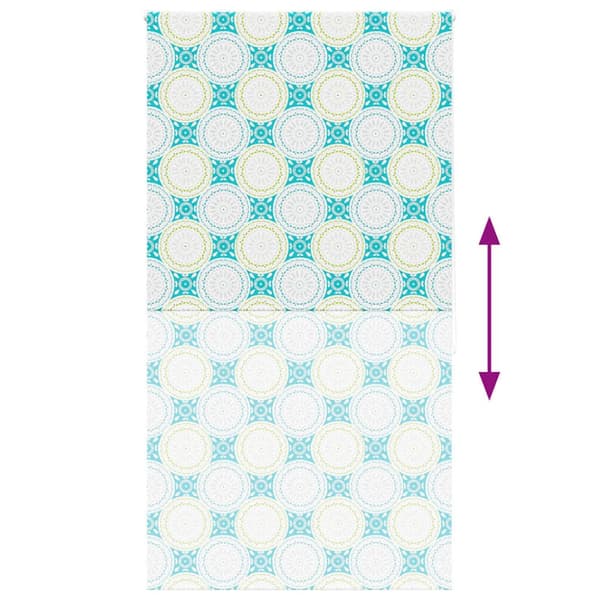 vidaXL Rullgardin för dusch 120x240 cm tyg bredd 116 cm