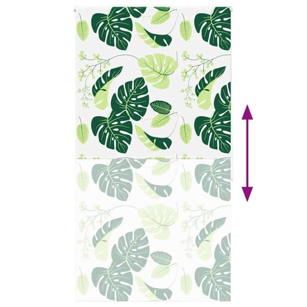 vidaXL Bruserullegardin 130x240 cm Stofbredde 126 cm
