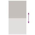 Miniatyrbilde 5 av 11: vidaXL Dusjrullgardin 130x240 cm Stoff Bredde 126 cm