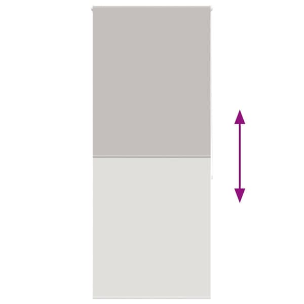 vidaXL Dusjrullgardin 100x240 cm Stoff Bredde 96 cm