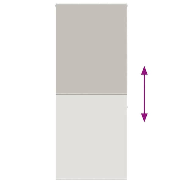 vidaXL Bruserullegardin 110x240 cm Stofbredde 106 cm
