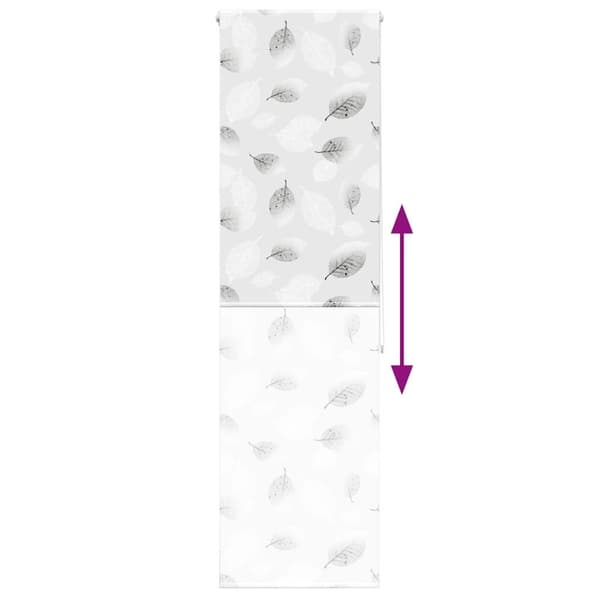 vidaXL Bruserullegardin 60x240 cm Stofbredde 56 cm