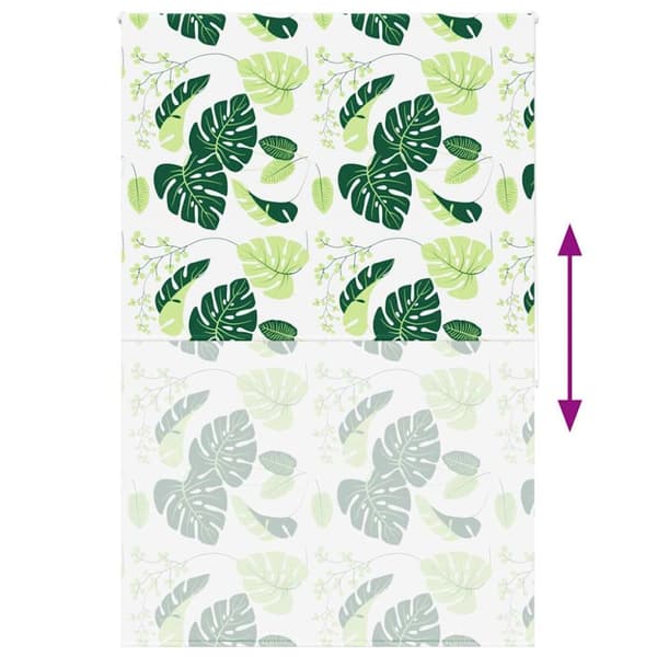 vidaXL Bruserullegardin 150x240 cm Stofbredde 146 cm